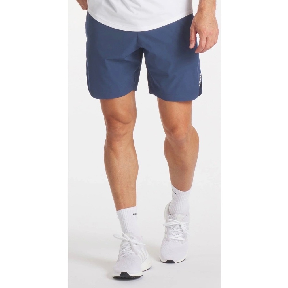 UNRL Athletic Shorts Men XL Blue Apex Performance Leave A Legacy Gym Workout